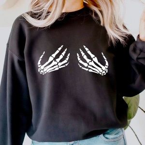 Skeleton Hands Sweatshirt